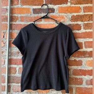Arizona Jean Co. Black ribbed T-shirt, size xxl